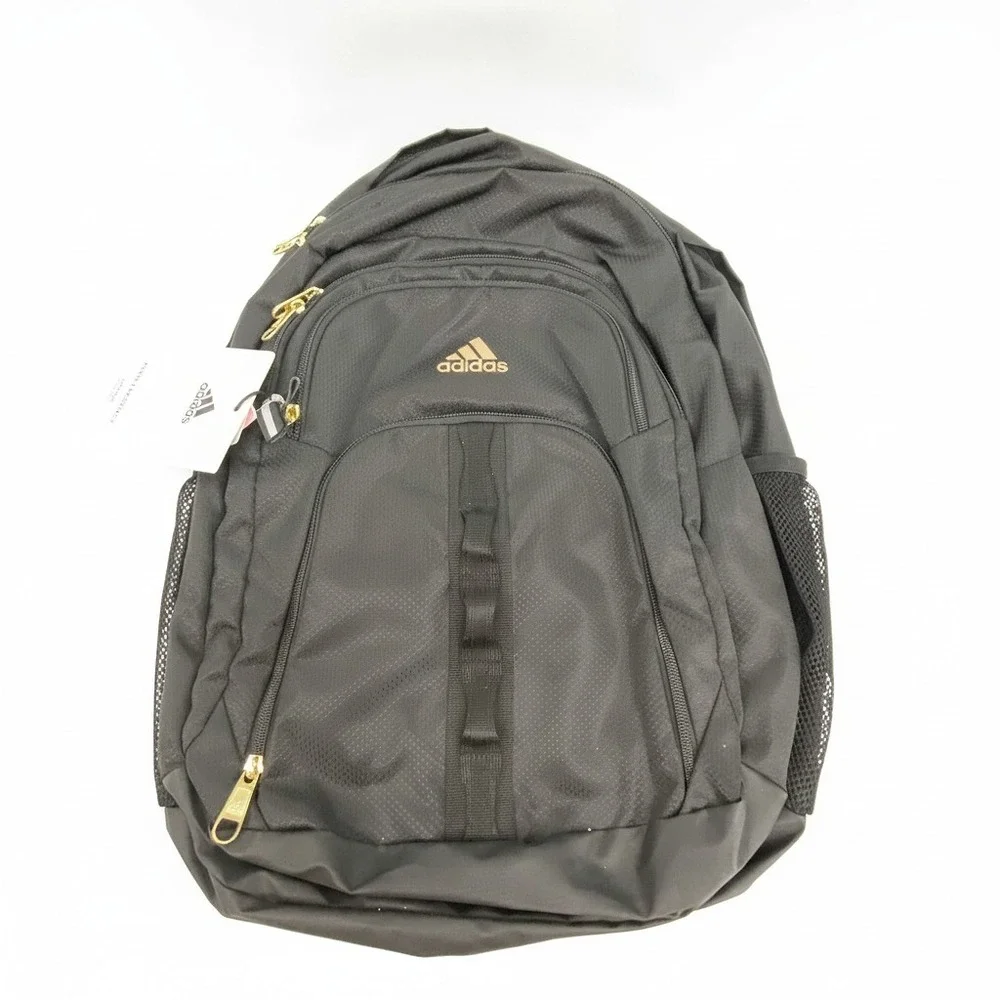 adidas Black NWT Prime 6 Backpack | OS, Adjustable Straps, Laptop Sleeve